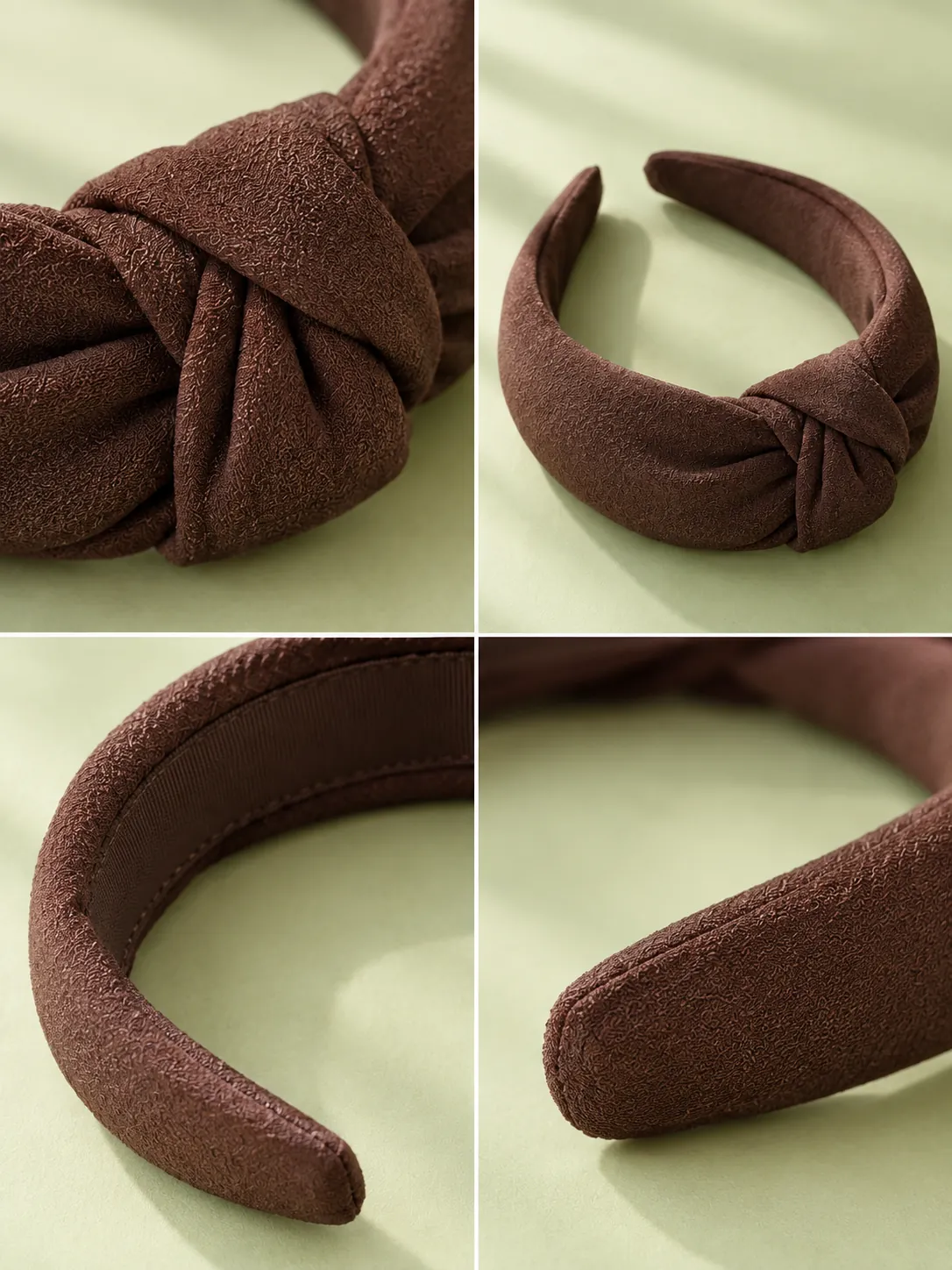 Hårbøjle Doorframe Knot, nærbillede af struktur og lukning