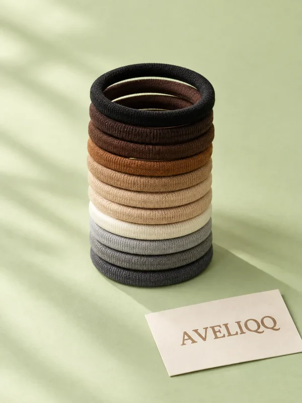 Skinny Tie Stack on a plain coloured background